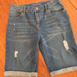 Children’s Place Girls Jean Shorts